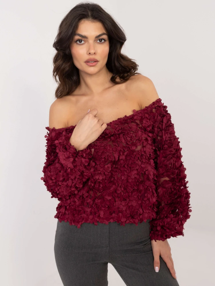 Italy Moda Bluzka-MI-BZ-26158.20-bordinė