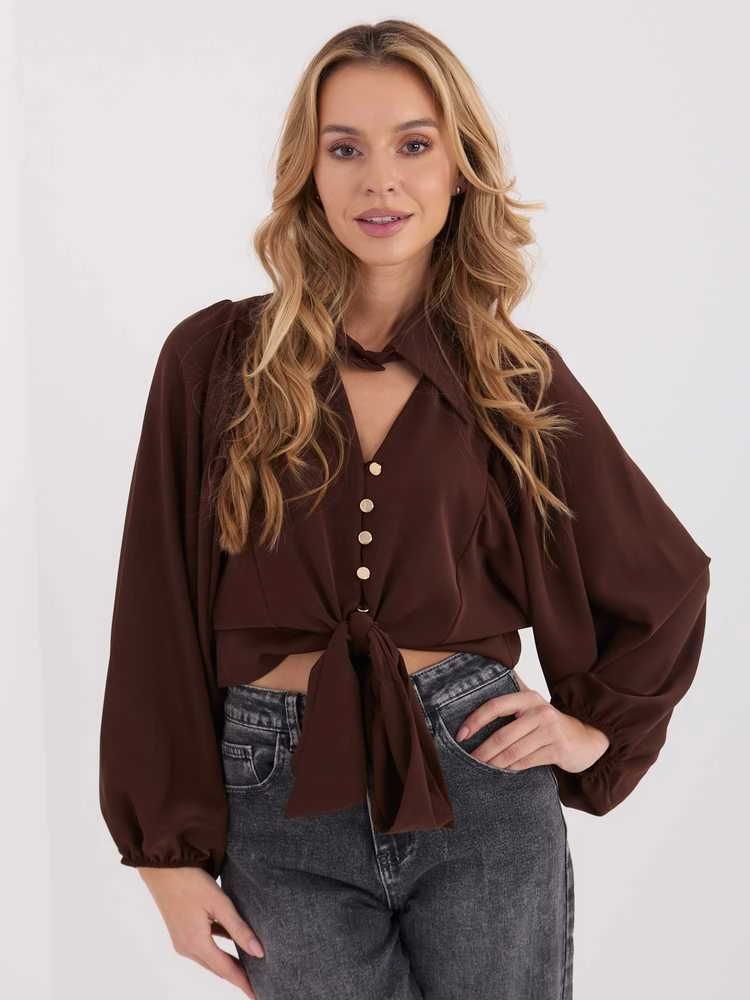 Italy Moda Bluzka-MI-BZ-3304.12-ruda