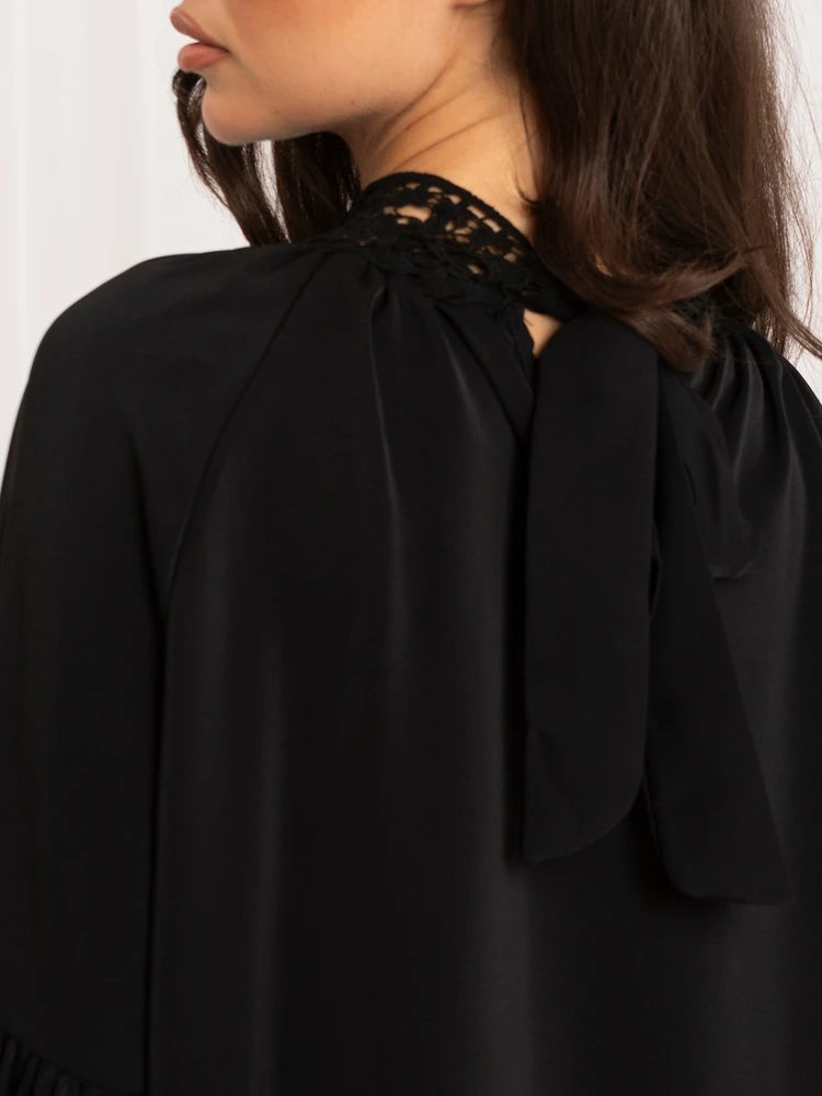Italy Moda Bluzka-MI-BZ-3527.65-juoda