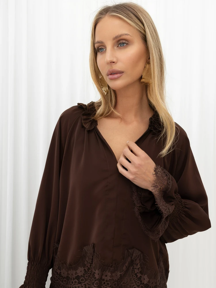 Italy Moda Bluzka-MI-BZ-3545.28-ruda