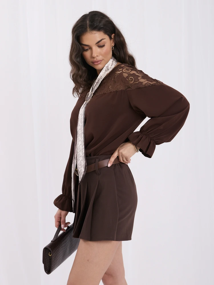 Italy Moda Bluzka-MI-BZ-3574.01-ruda