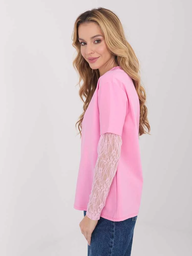 Italy Moda Bluzka-MI-BZ-4227.61-rožinė