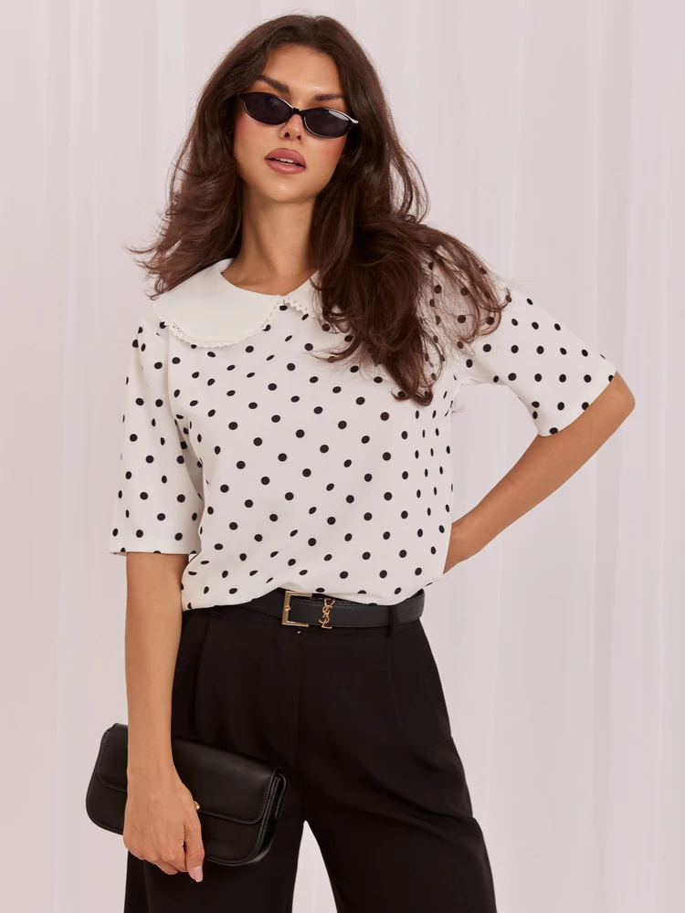 Italy Moda Bluzka-MI-BZ-4305.87-balta