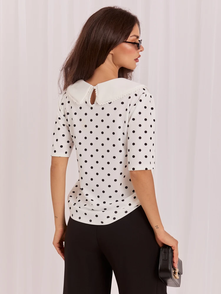 Italy Moda Bluzka-MI-BZ-4305.87-balta