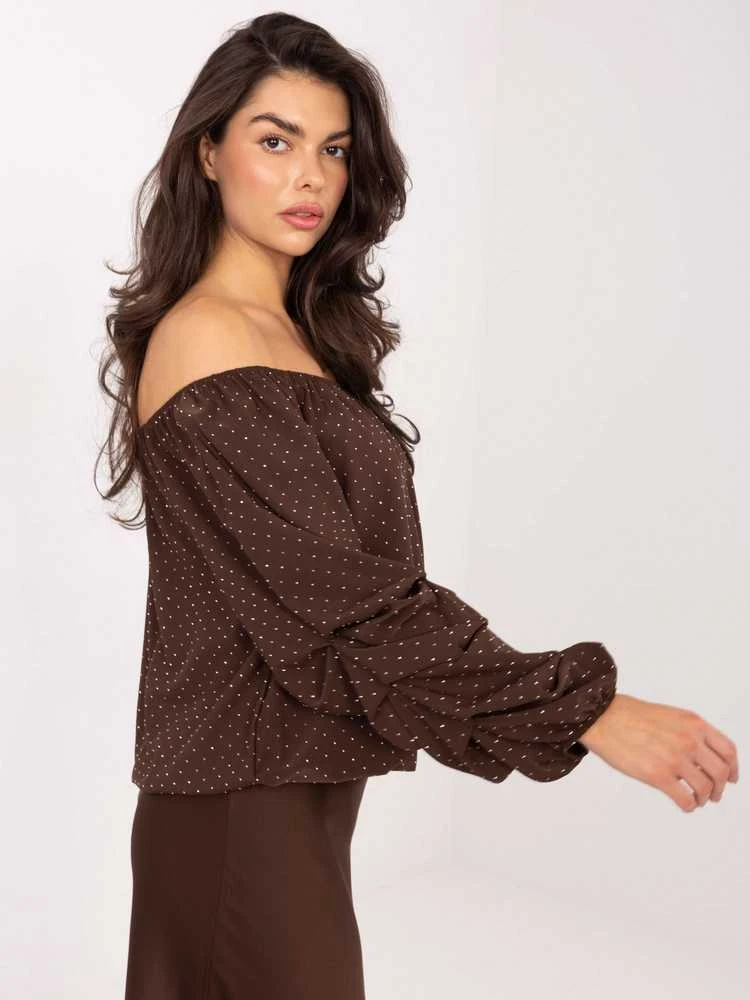 Italy Moda Bluzka-MI-BZ-61572.27P-ruda