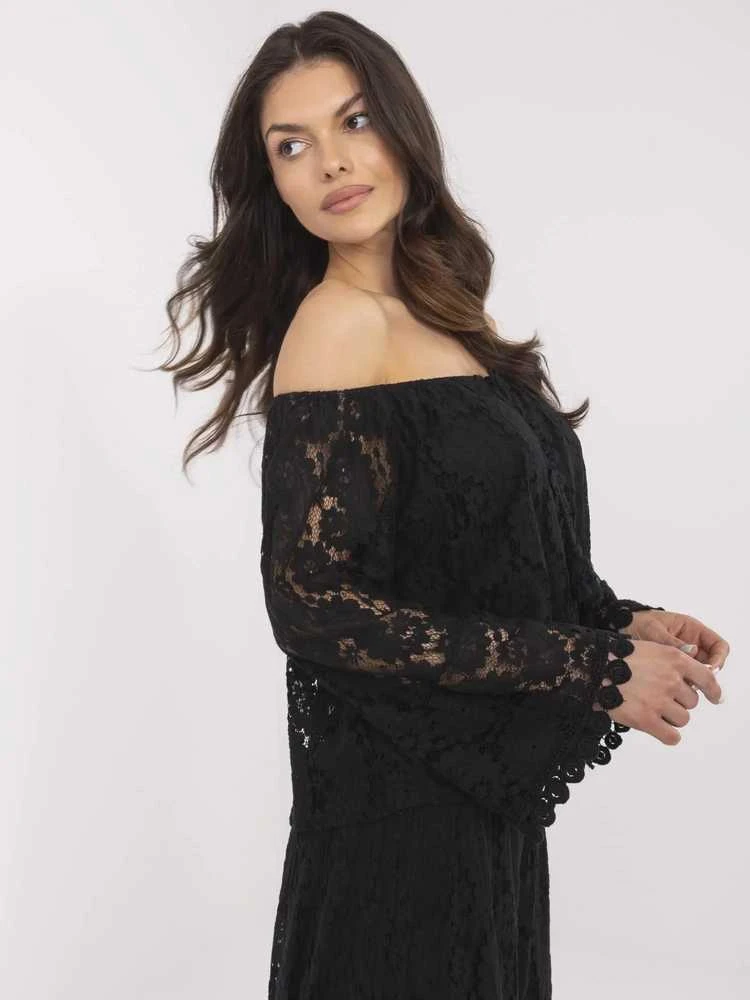 Italy Moda Bluzka-MI-BZ-88500.79-juoda