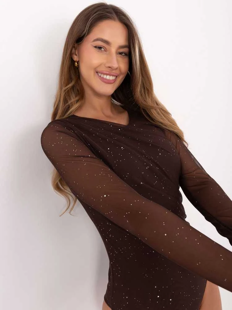 Italy Moda Body palaidinė moterims-IT-BO-21601.83-ruda