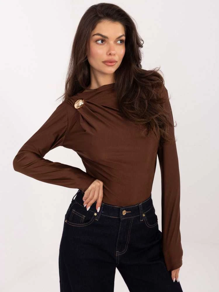 Italy Moda Body palaidinė moterims-IT-BO-21810.46-ruda