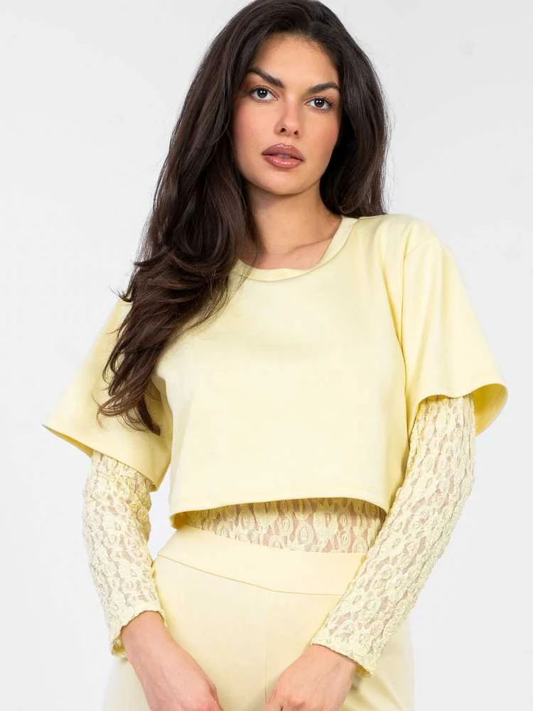 Italy Moda Body Palaidinė moterim-IT-BO-22159.82-jasny geltona