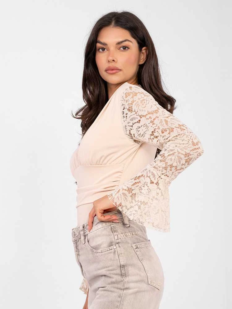 Italy Moda Body Palaidinė moterim-IT-BO-22160.01-smėlio spalva