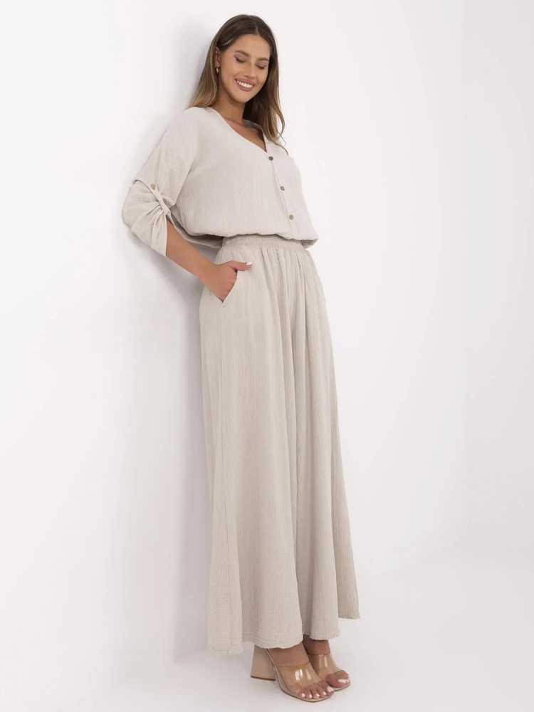 Italy Moda Jaka sievietēm-EM-KR-617.55-ciemny bezowy