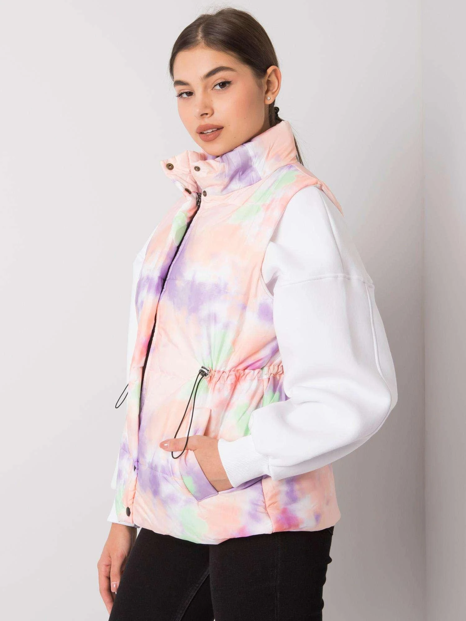 Italy Moda Liemenė-DHJ-KZ-1858.23X-persikas