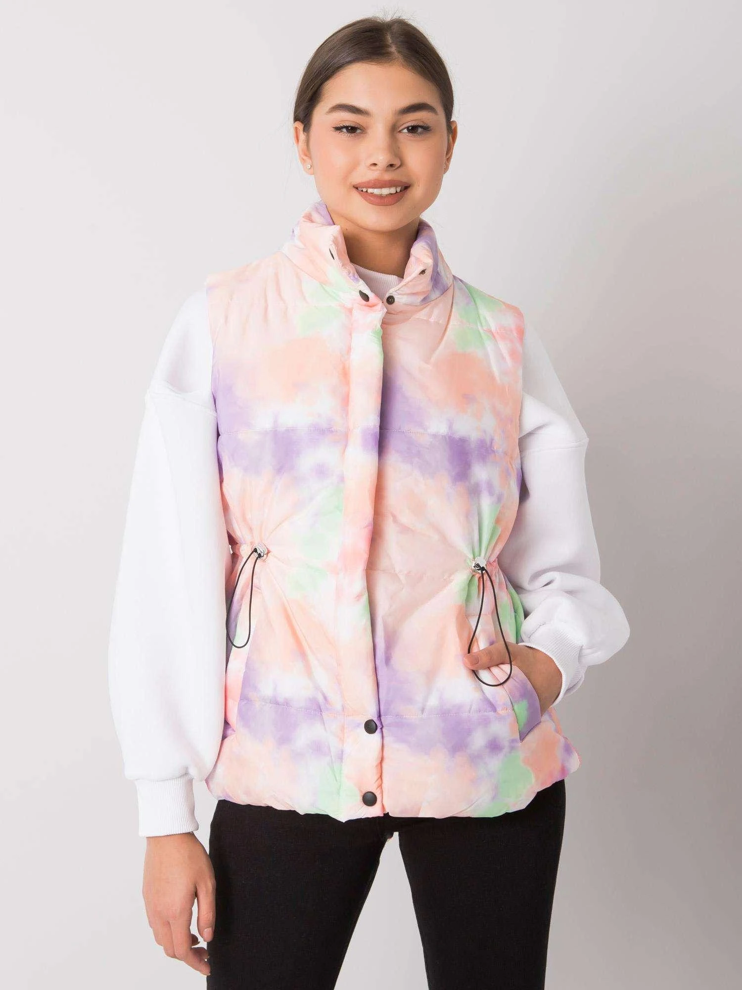 Italy Moda Liemenė-DHJ-KZ-1858.23X-persikas