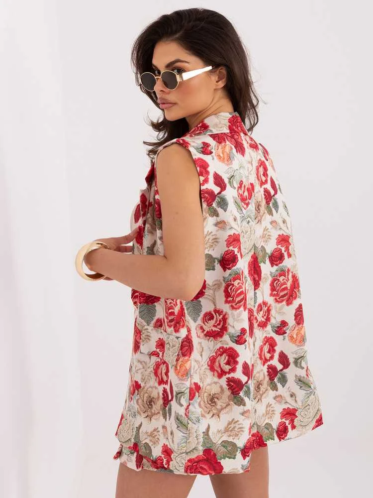 Italy Moda Liemenė moterims-IT-KZ-FL10517.91-raudona