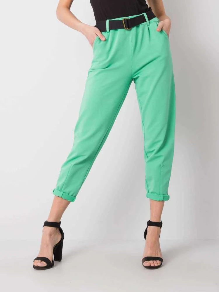Italy Moda Kelnės-CN-SP-1627.05-žalia