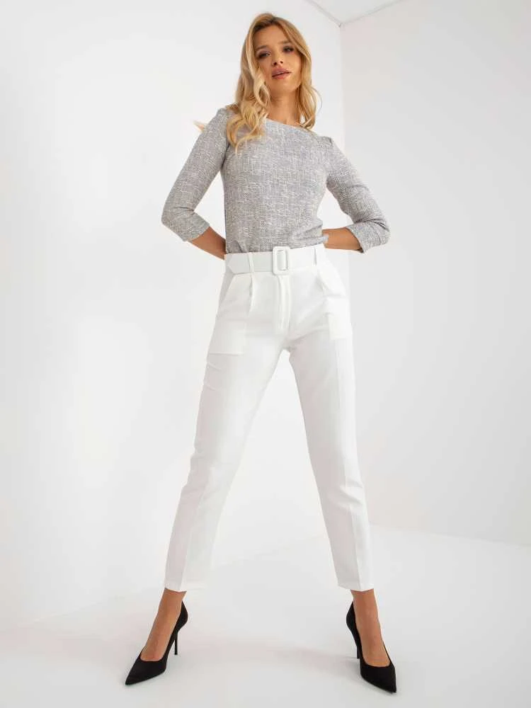 Italy Moda Kelnės-DHJ-SP-12787.21X-ekru