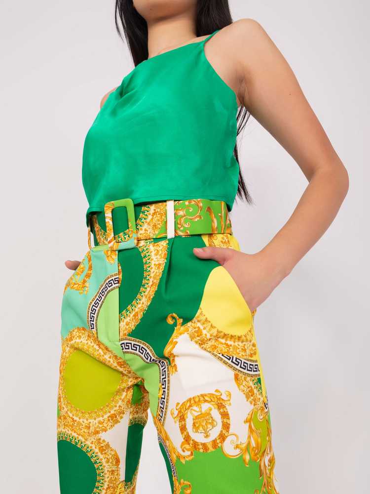 Italy Moda Kelnės-DHJ-SP-12787D.11 - šviesiai žalia SALE