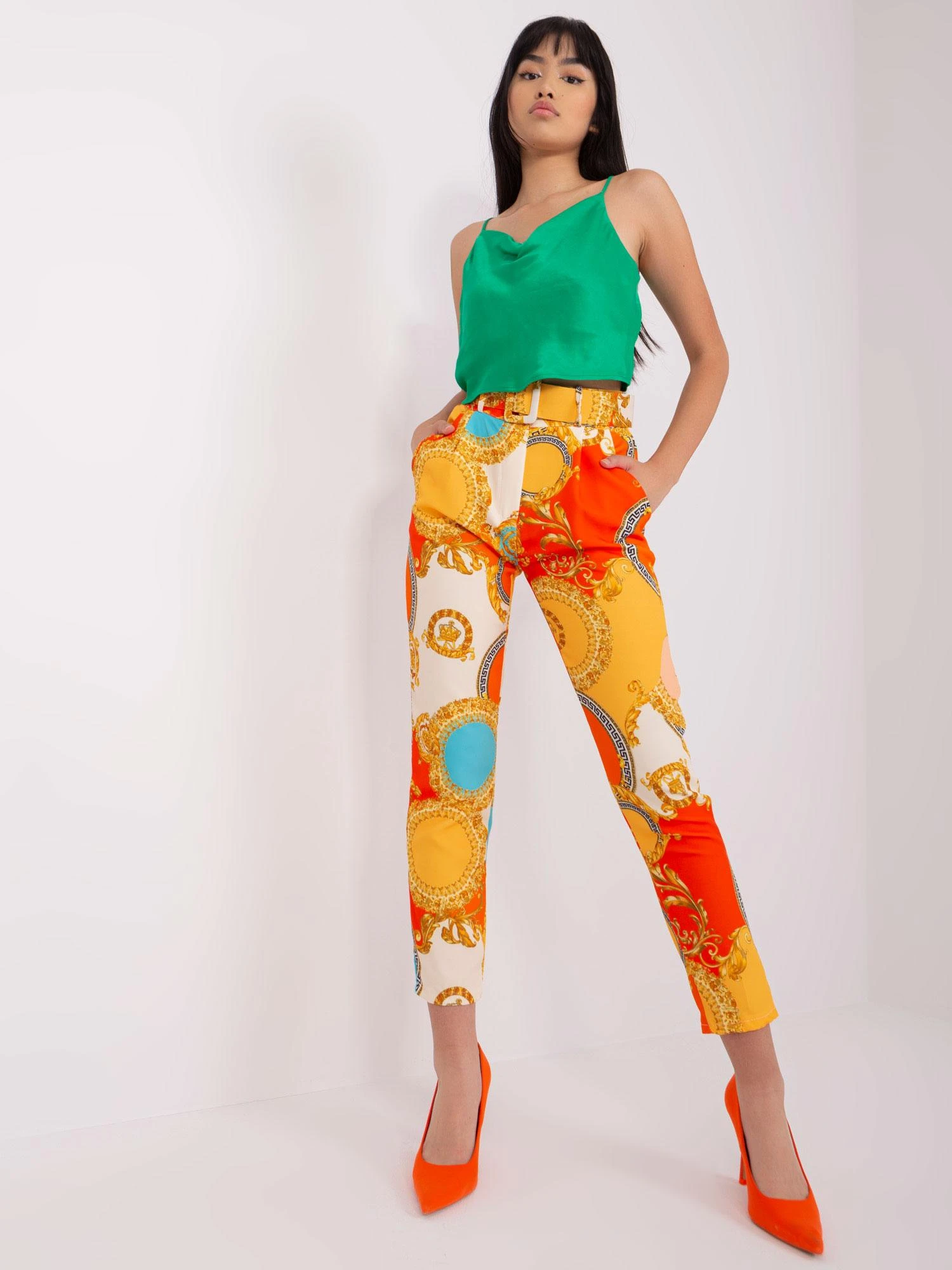 Italy Moda Kelnės-DHJ-SP-12787D.23X-oranžinė