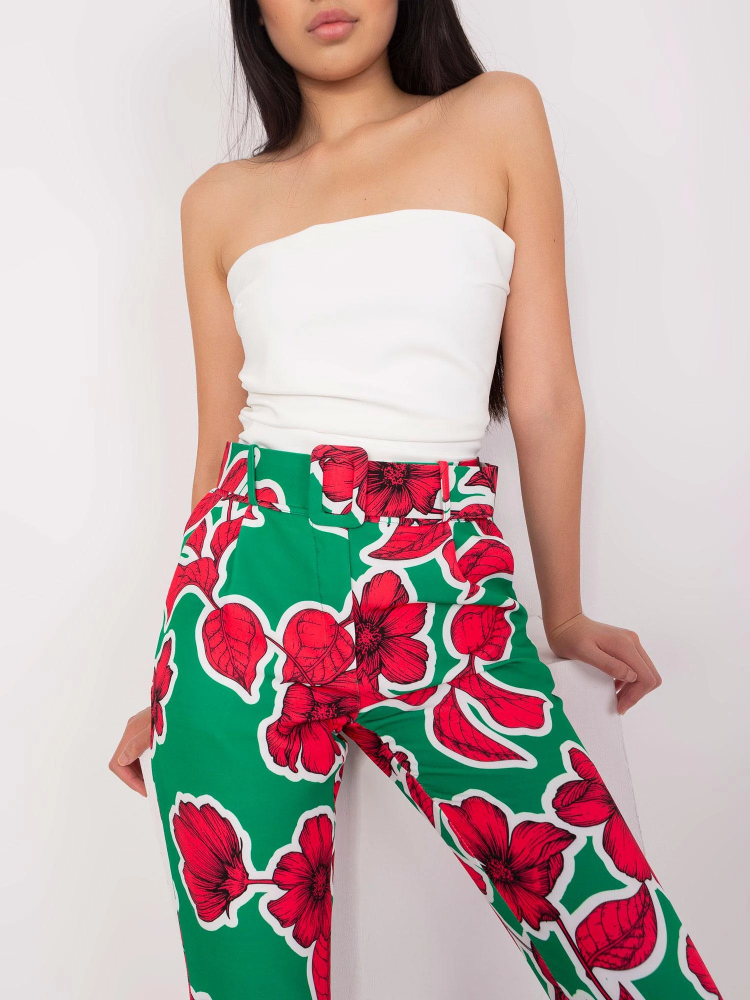 Italy Moda Kelnės-DHJ-SP-12787E.13-žalia
