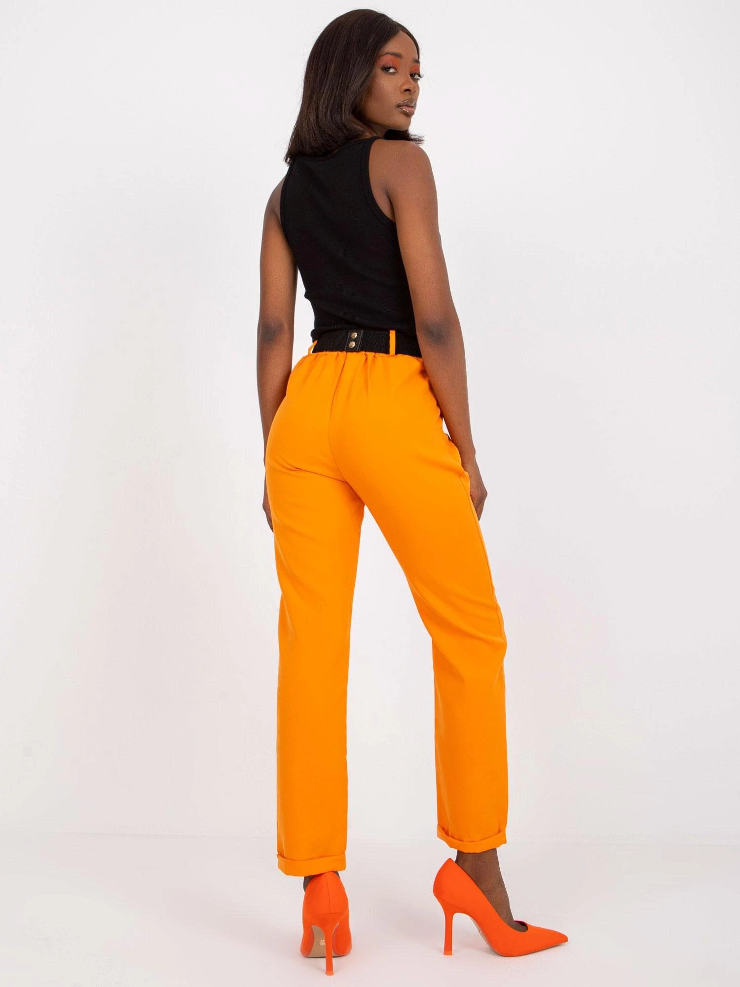 Italy Moda Kelnės-DHJ-SP-13165.20-Šviesiai oranžinė