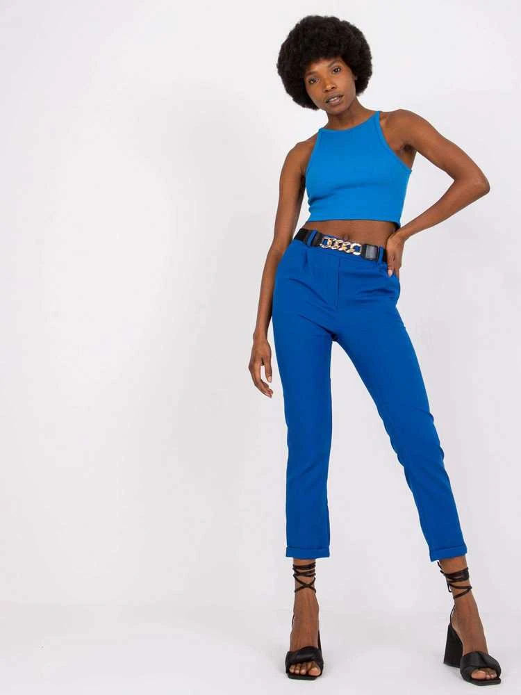 Italy Moda Kelnės-DHJ-SP-13165.20-tamsiai mėlyna