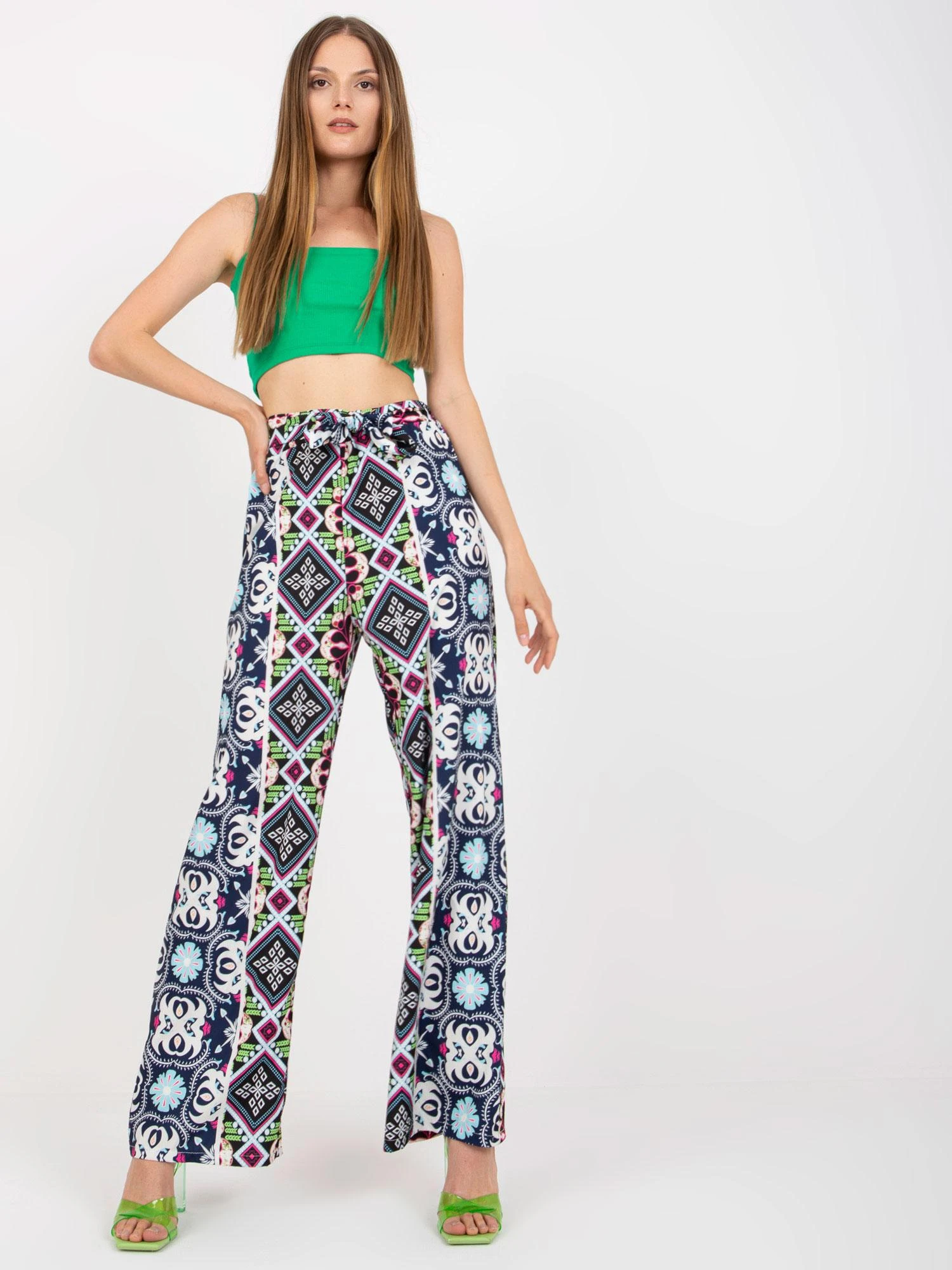 Italy Moda Kelnės-DHJ-SP-13587.66P-juoda-mėlyna