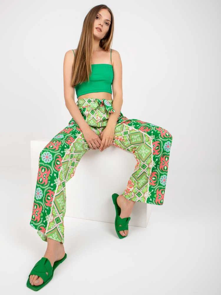 Italy Moda Kelnės-DHJ-SP-13587.66P-žalia
