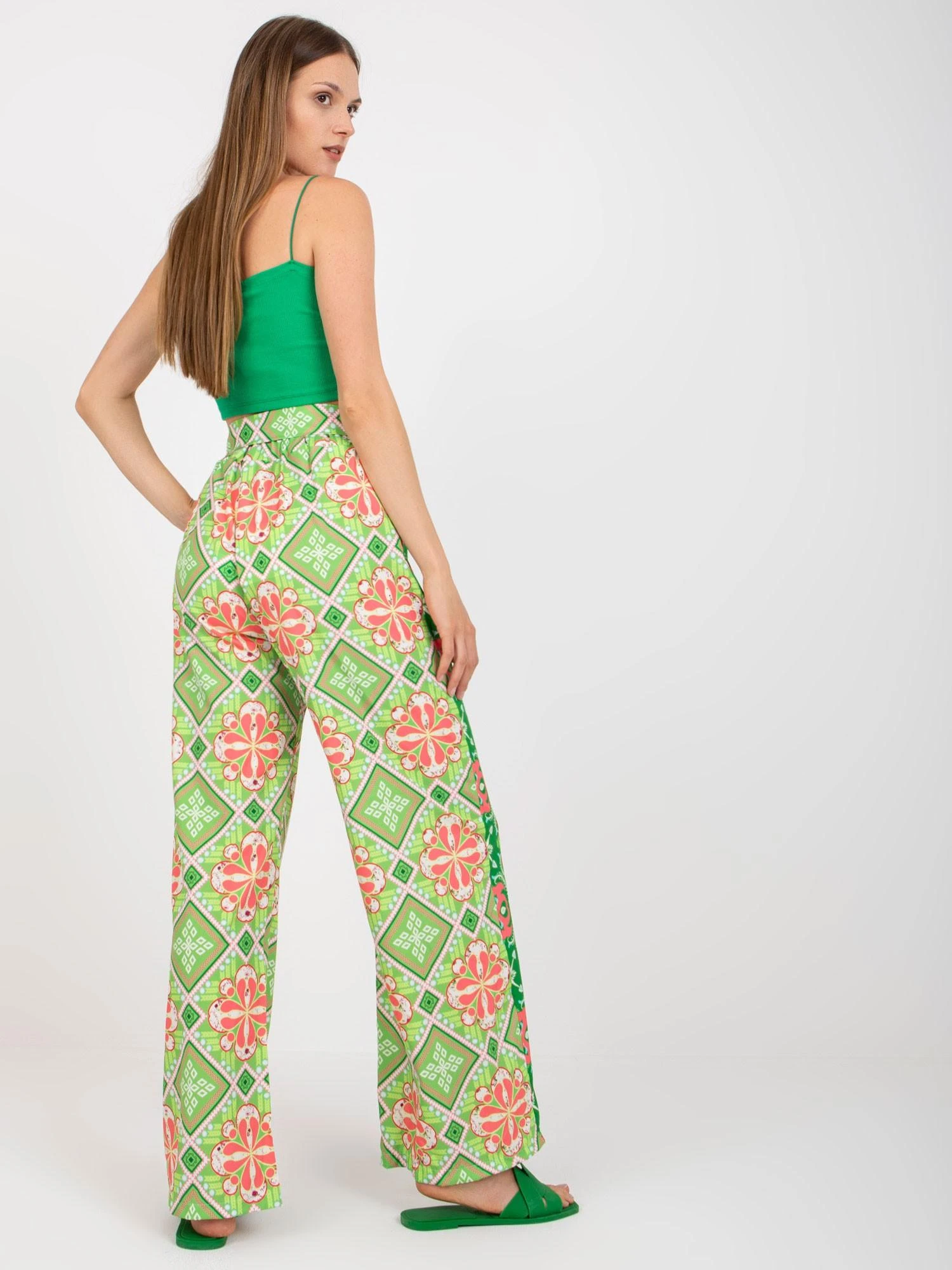 Italy Moda Kelnės-DHJ-SP-13587.66P-žalia