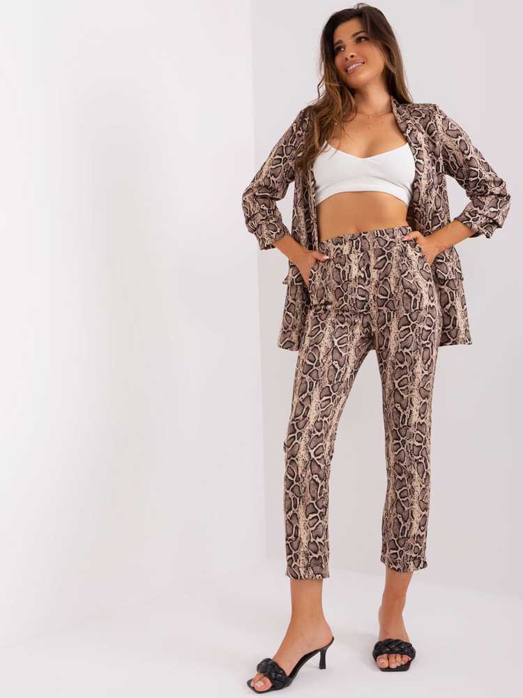 Italy Moda Kelnės-DHJ-SP-13926-3.67P-juoda-smėlio spalvos SALE