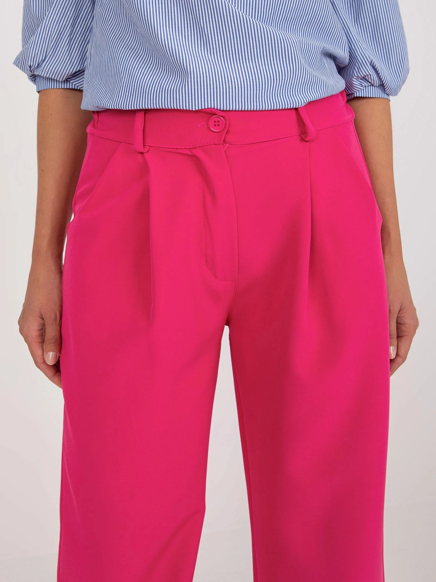 Italy Moda Kelnės-DHJ-SP-15679-1.30X-tamsiai rožinė