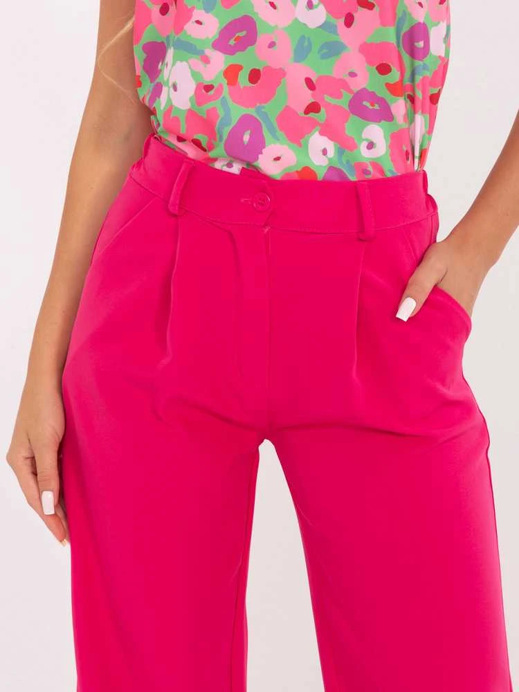 Italy Moda Kelnės-DHJ-SP-15679-1.30X-tamsiai rožinė