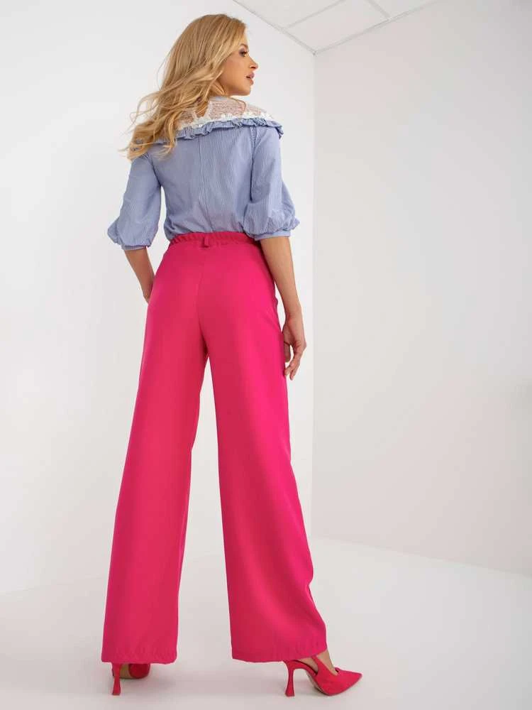 Italy Moda Kelnės-DHJ-SP-15679-1.30X-tamsiai rožinė