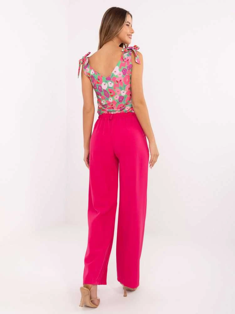 Italy Moda Kelnės-DHJ-SP-15679-1.30X-tamsiai rožinė