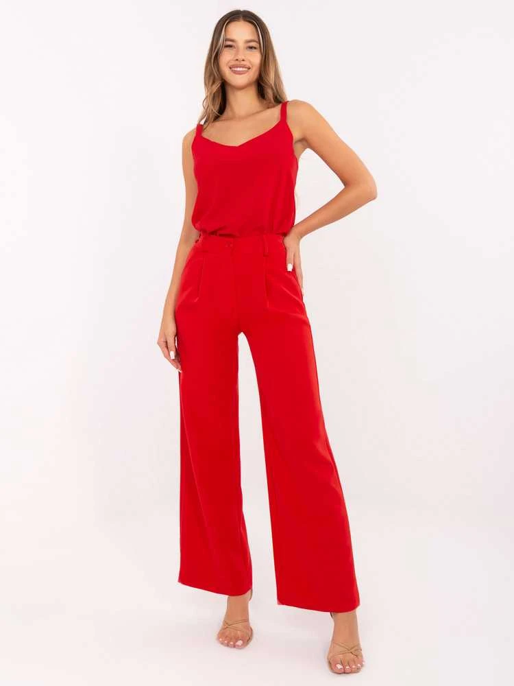Italy Moda Kelnės-DHJ-SP-15679-1.35X-raudona