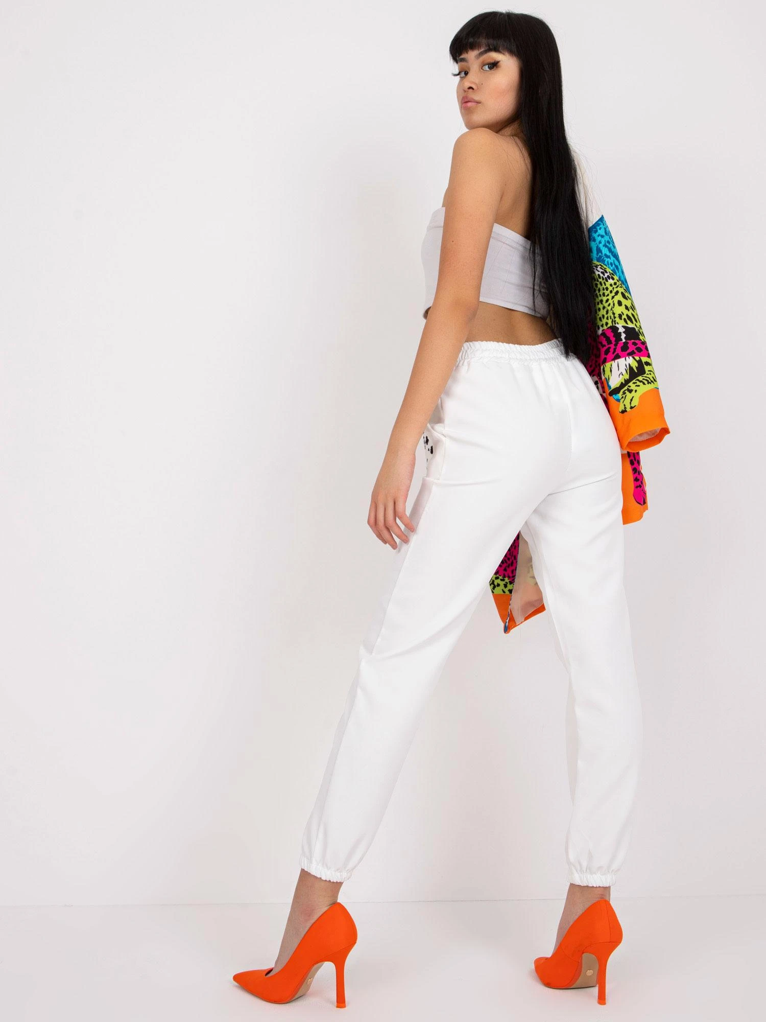 Italy Moda Kelnės-DHJ-SP-15832.64-baltos