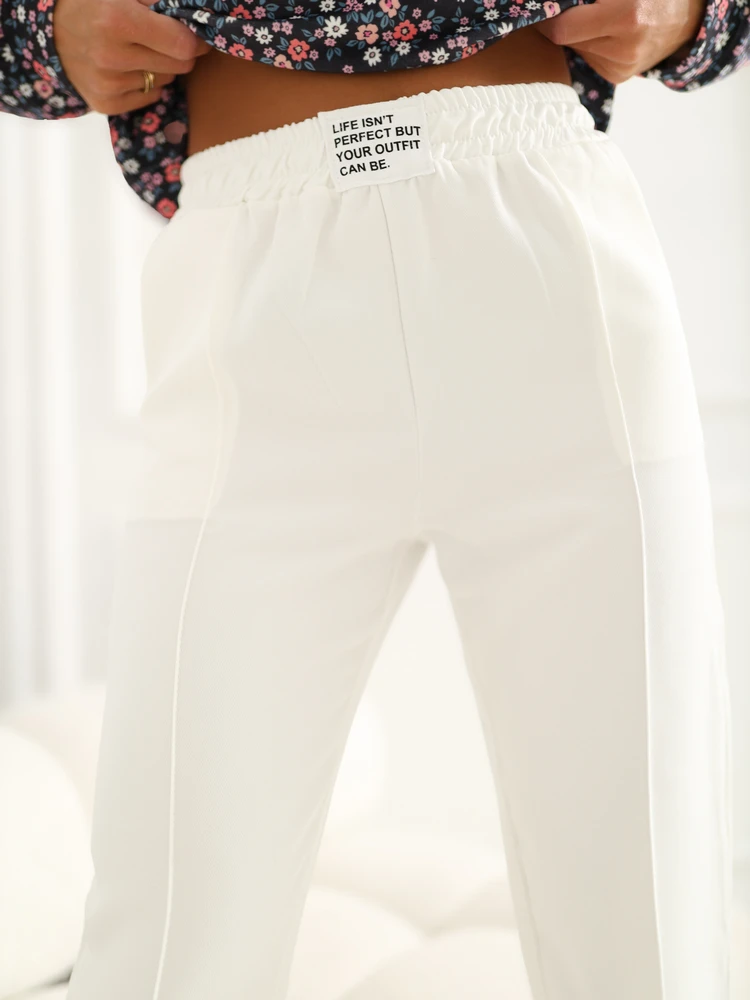 Italy Moda Kelnės-DHJ-SP-15832.64-baltos