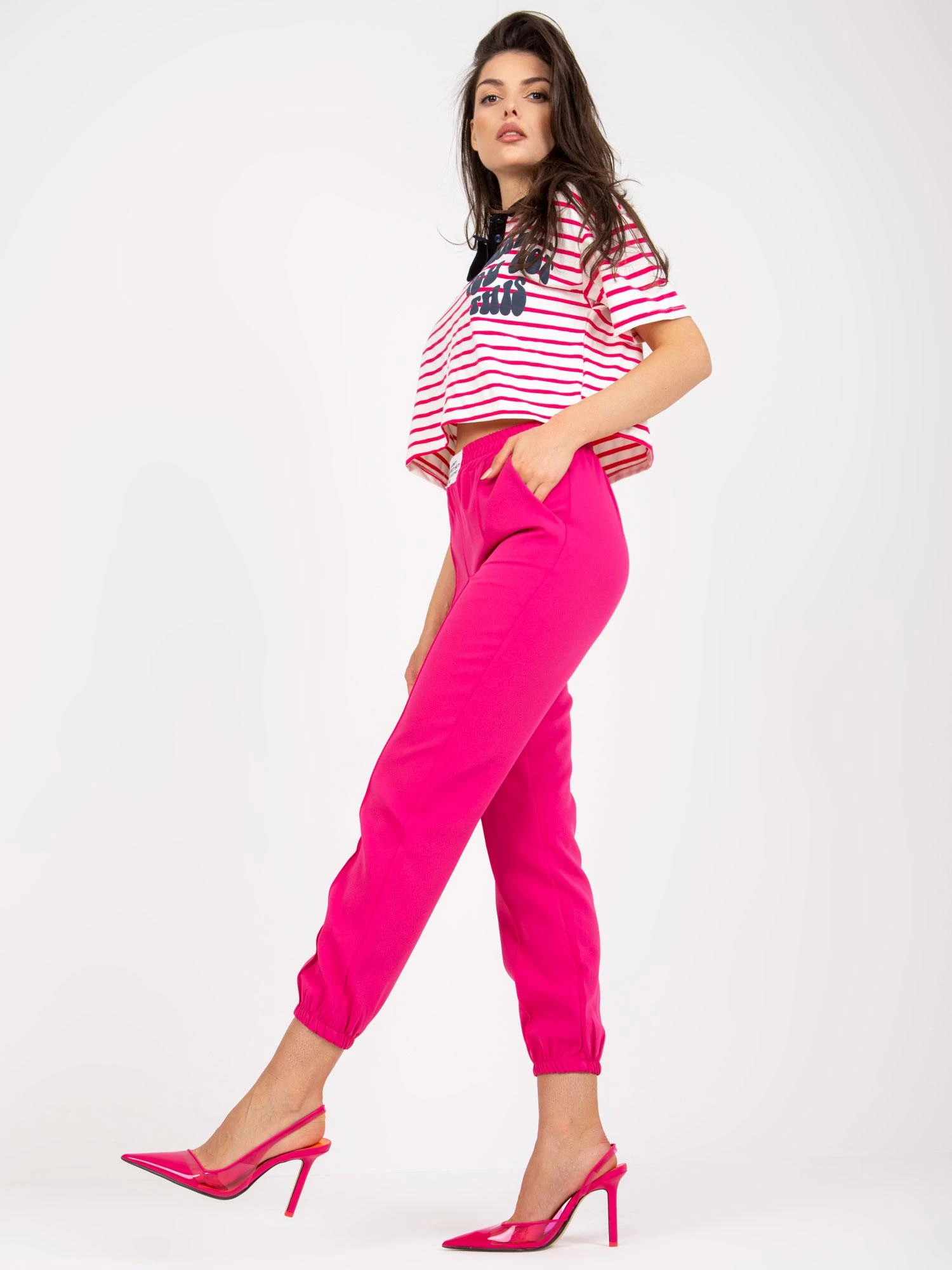 Italy Moda Kelnės-DHJ-SP-15832.64-fuksija