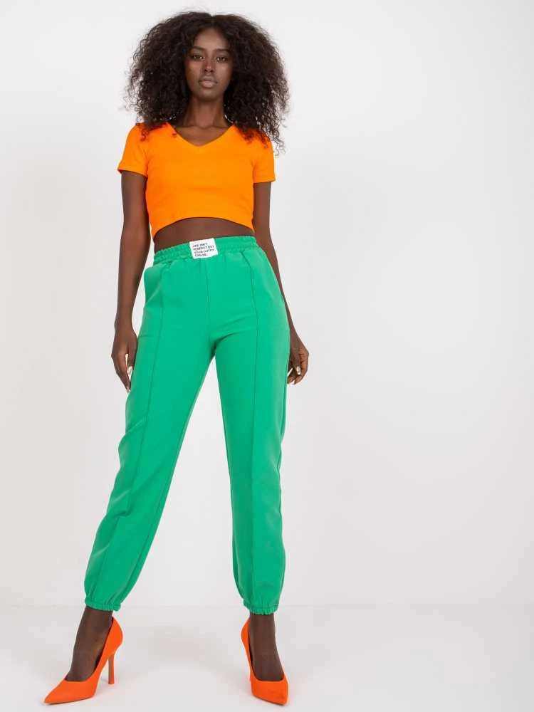 Italy Moda Kelnės-DHJ-SP-15832.64-žalia