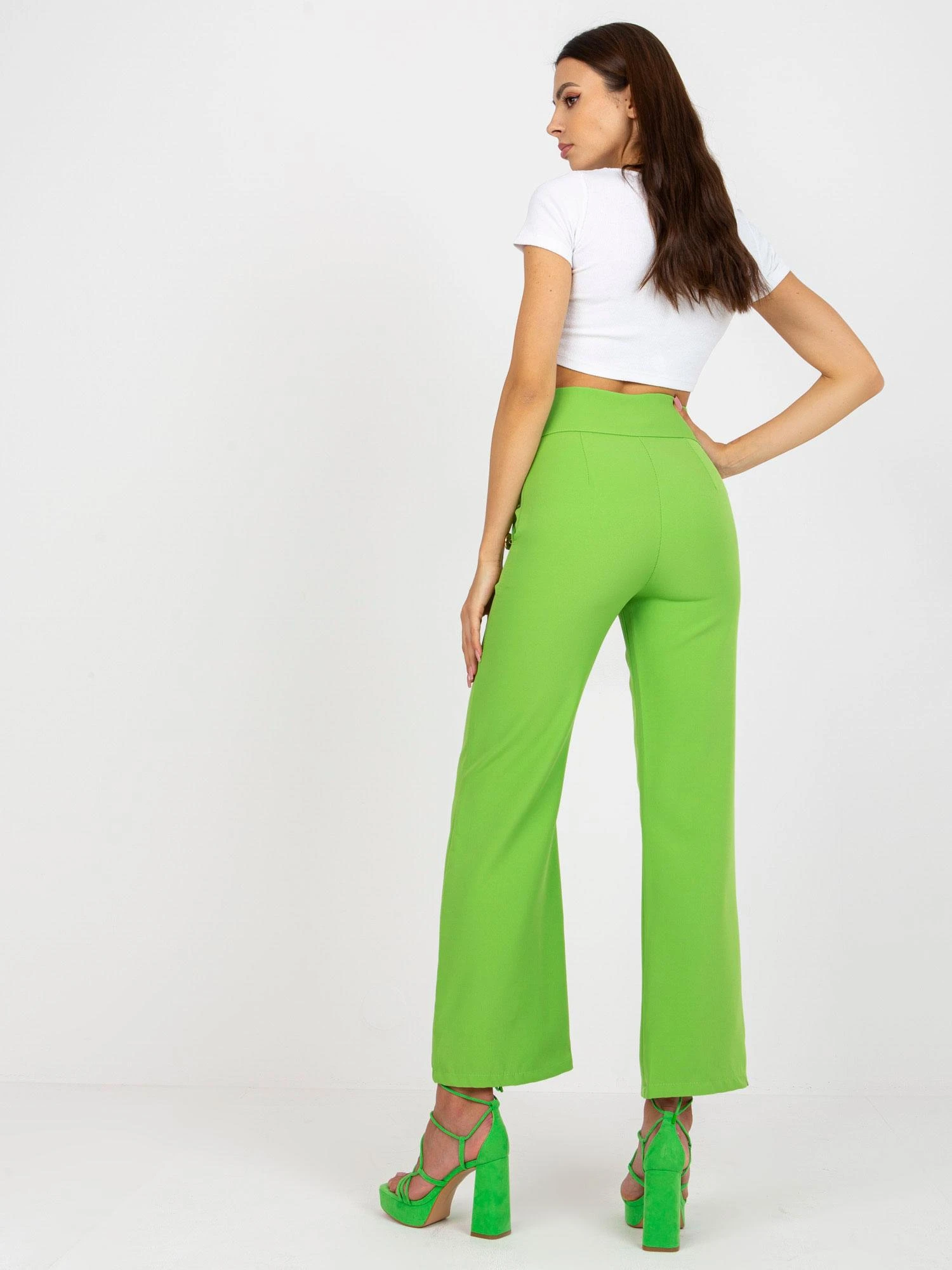 Italy Moda Kelnės-DHJ-SP-16008.01X-Šviesiai žalia
