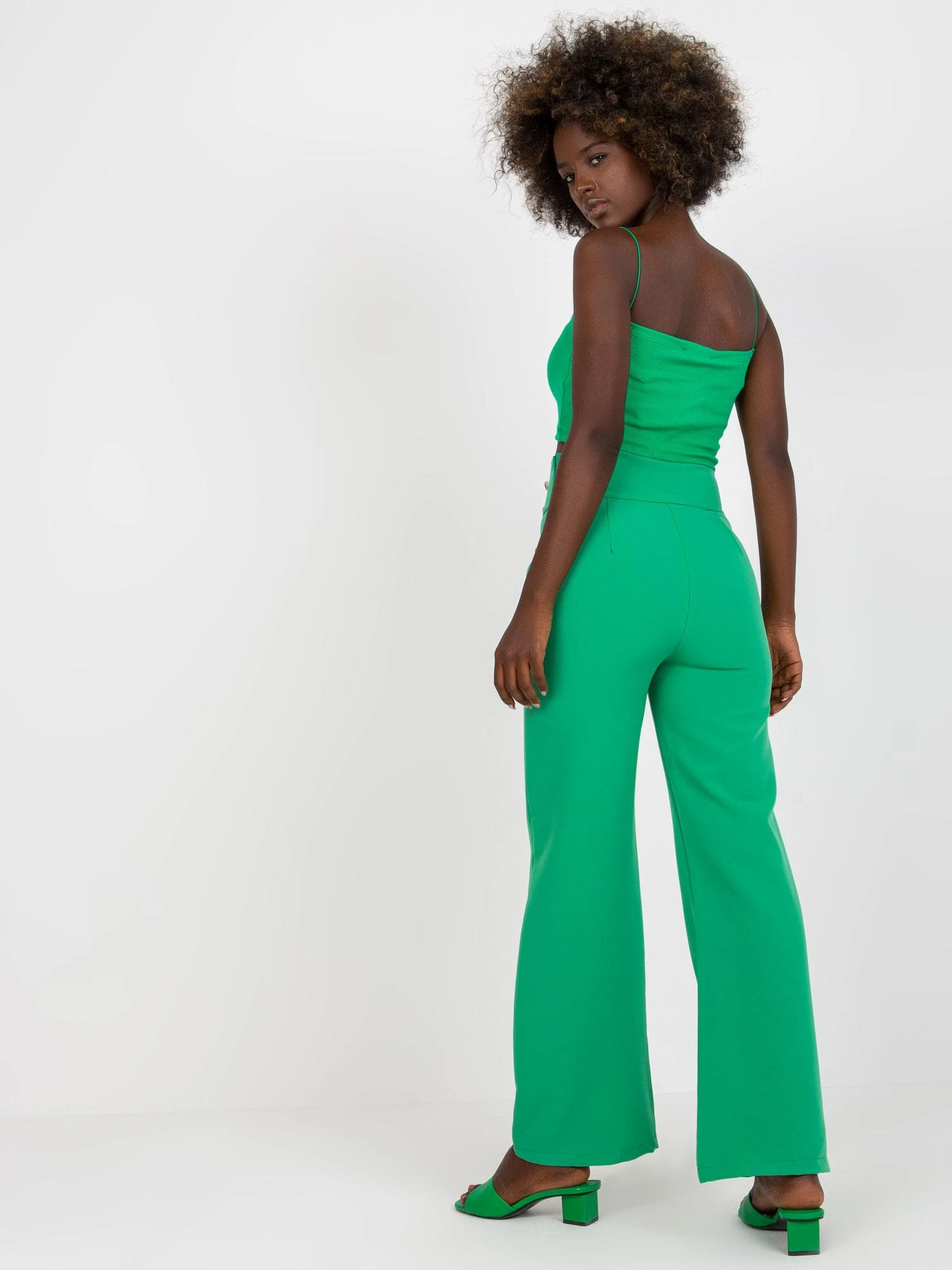 Italy Moda Kelnės-DHJ-SP-16008.01X-žalia