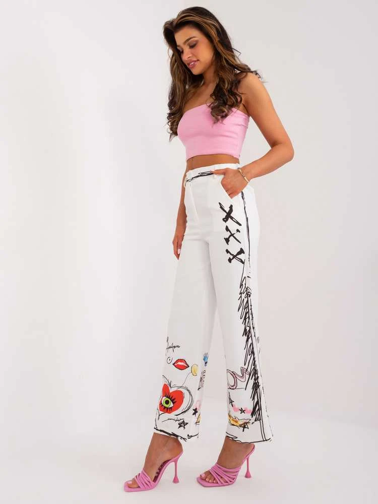 Italy Moda Kelnės-DHJ-SP-18857-1,32-ekru