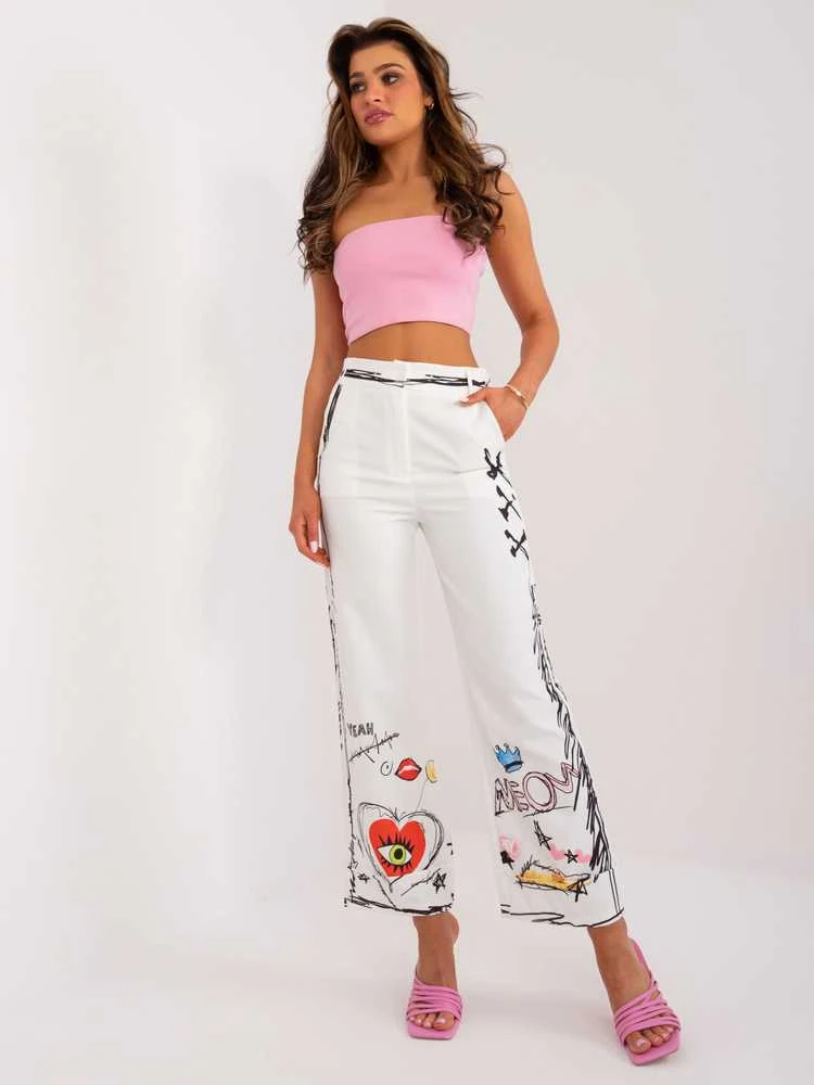 Italy Moda Kelnės-DHJ-SP-18857-1,32-ekru