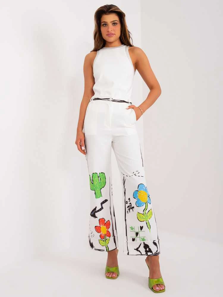 Italy Moda Kelnės-DHJ-SP-18857.31-ecru