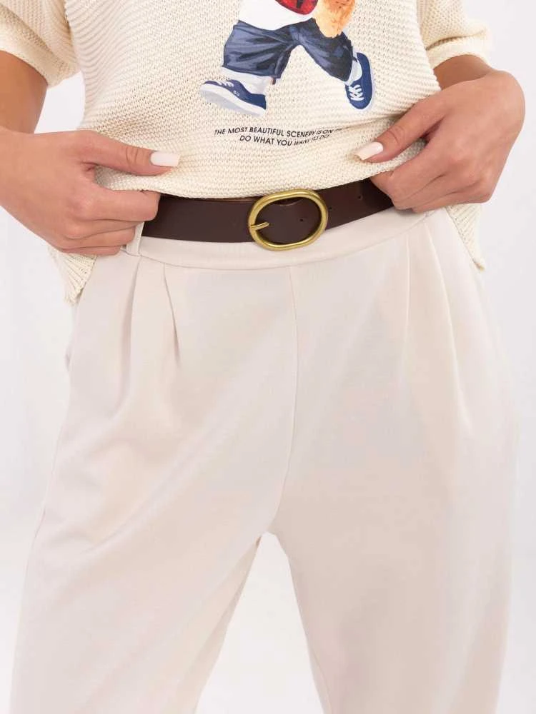 Italy Moda Kelnės-DHJ-SP-20316.16-šviesiai smėlio spalvos