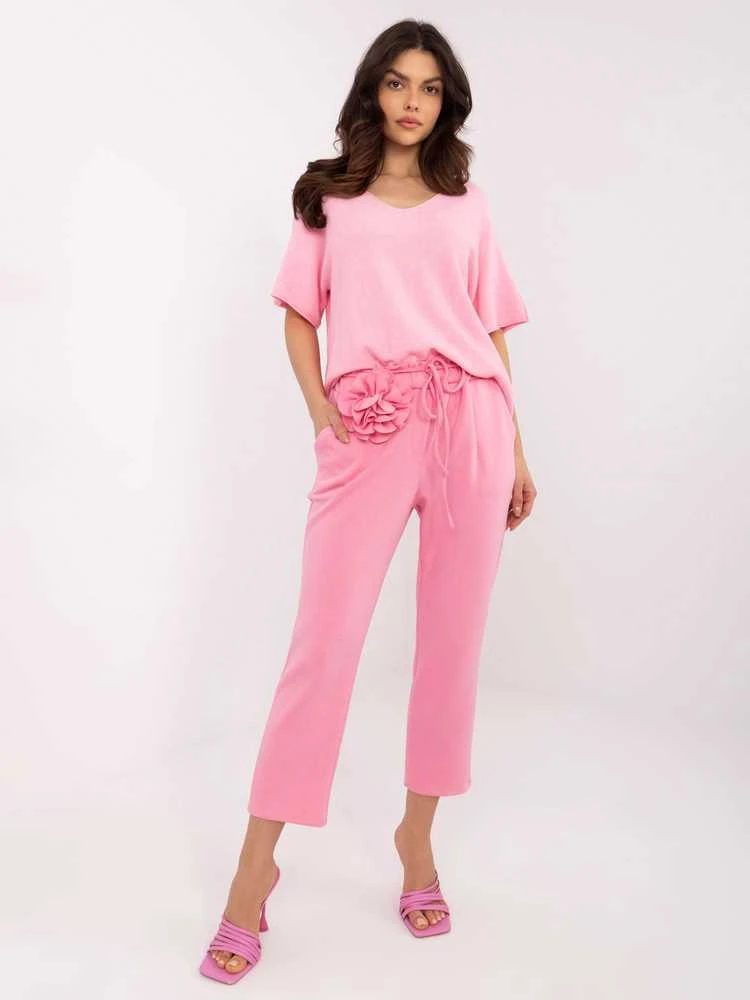 Italy Moda Kelnės-DHJ-SP-20323.70-rožinės spalvos