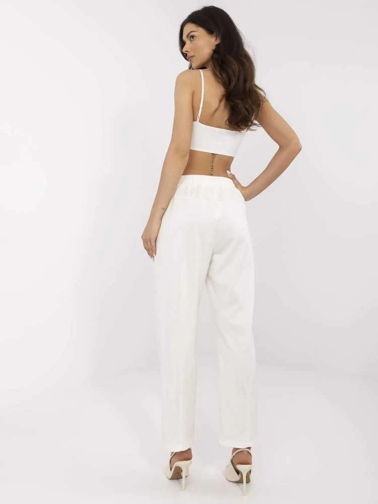 Italy Moda Kelnės-DHJ-SP-20523.66P-ecru