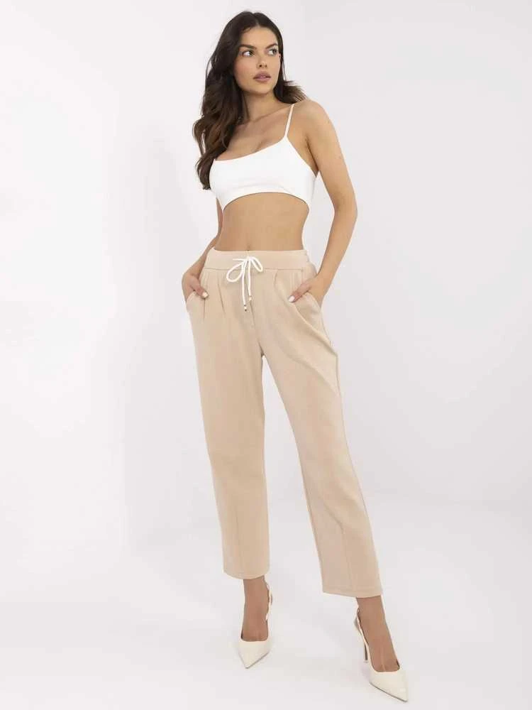 Italy Moda Kelnės-DHJ-SP-20523.66P-jasny smėlio spalva