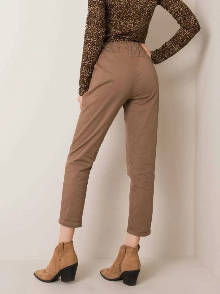 Italy Moda Kelnės-DHJ-SP-3657.91P-rudos spalvos