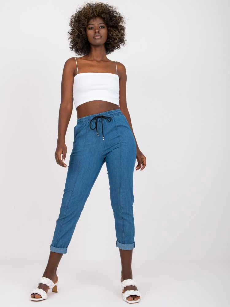 Italy Moda Kelnės-DHJ-SP-5039.25P-mėlynos spalvos
