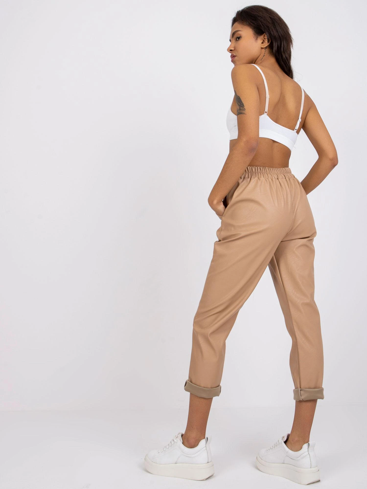 Italy Moda Kelnės-DHJ-SP-5058.35P-smėlio spalvos